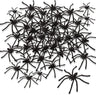 100 Pcs Spooky Plastic Spider Props for Halloween Decor & Kids Party Games